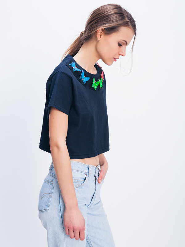 TOY SYNDROME BUTTERFLY TEE TOY SYNDROME BUTTERFLY TEE