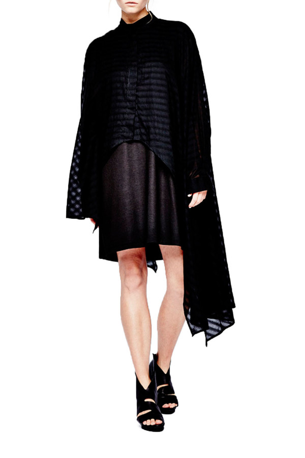 Sid Neigum Modified Dress Shirt I Black Sid Neigum Modified Dress Shirt I Black