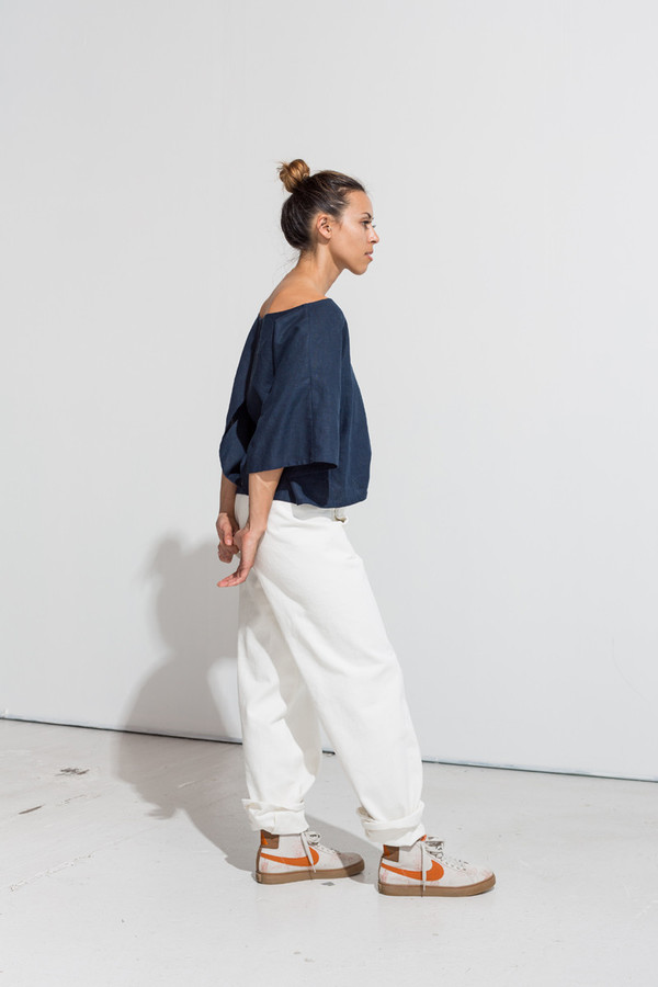 Nahanni Arntzen Pants -white denim Nahanni Arntzen Pants -white denim