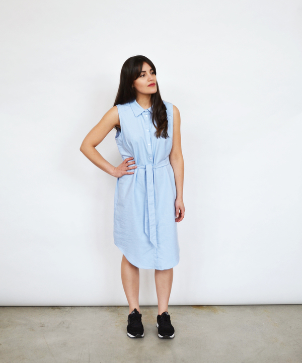 Lumiere Sleeveless Shirtdress Lumiere Sleeveless Shirtdress