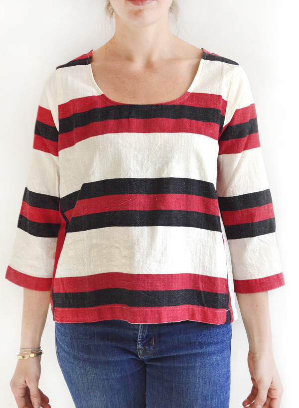 Ace & Jig Turnaround Pullover in Tribe Ace & Jig Turnaround Pullover in Tribe