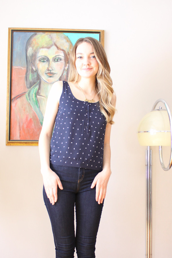 Betina Lou Lea Tank Top Navy Betina Lou Lea Tank Top Navy