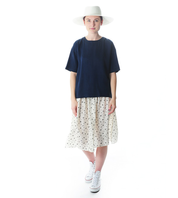 Won Hundred Black Iris Lotta Blouse Won Hundred Black Iris Lotta Blouse