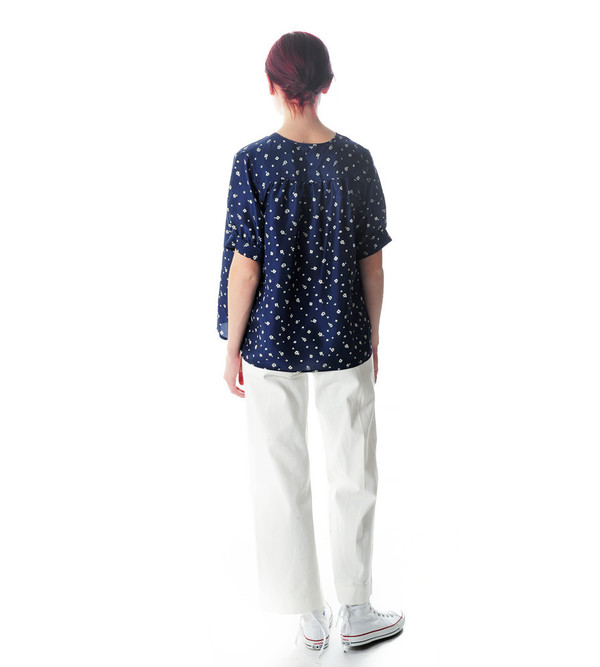 Caron Callahan Floral Silk Lizzy Shirt Caron Callahan Floral Silk Lizzy Shirt