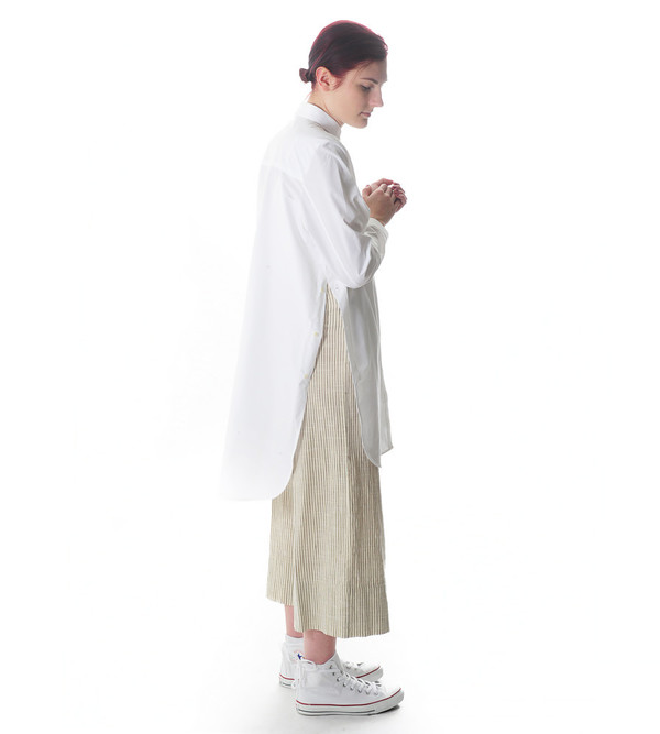 Won Hundred White Kelsey Oversized Shirt Won Hundred White Kelsey Oversized Shirt