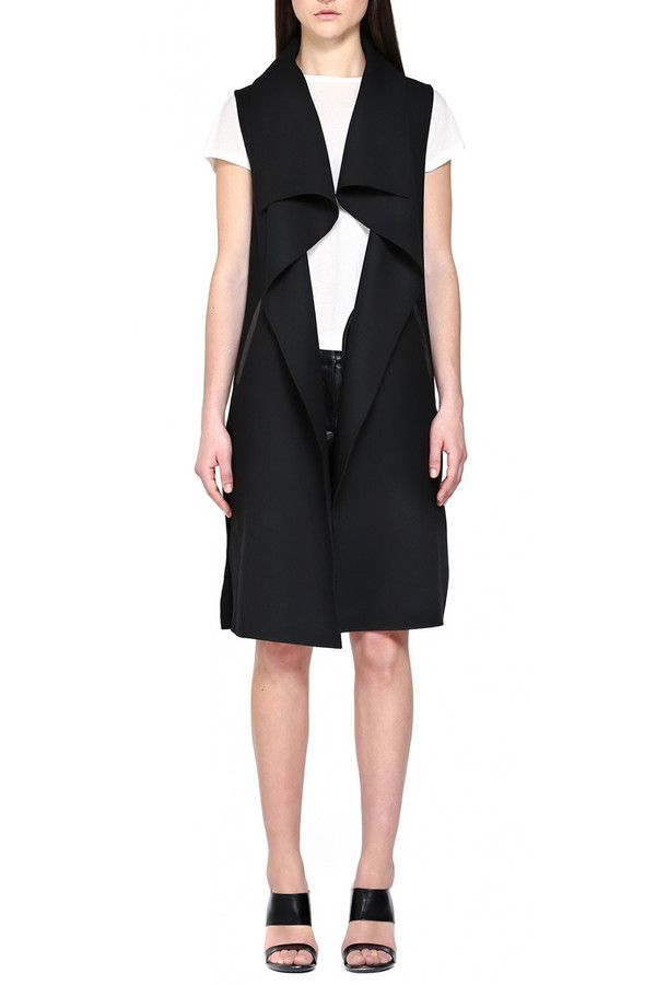 Mackage Tess Sleeveless Wool Vest I Black Mackage Tess Sleeveless Wool Vest I Black