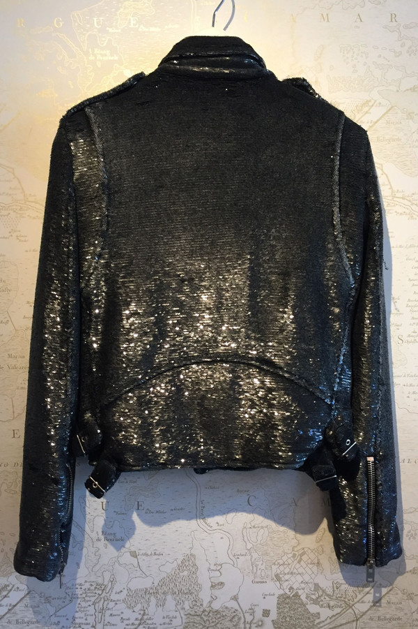 IRO 'Heleny' sequin moto jacket IRO 'Heleny' sequin moto jacket