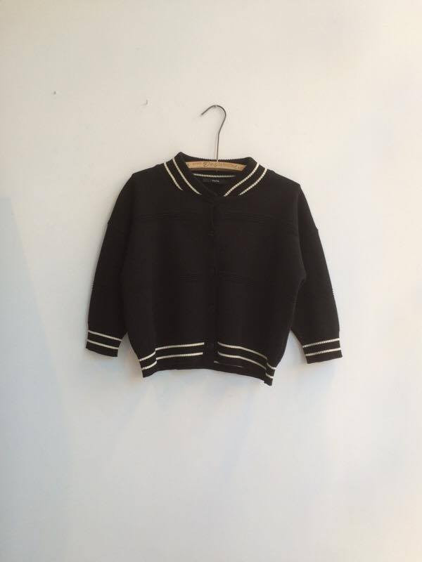 DIARTE CRIS CARDIGAN – BLACK & OFF WHITE DIARTE CRIS CARDIGAN – BLACK & OFF WHITE