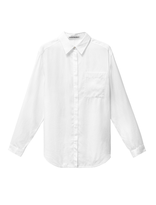 Acne Studios Addle Fluid Denim White Acne Studios Addle Fluid Denim White
