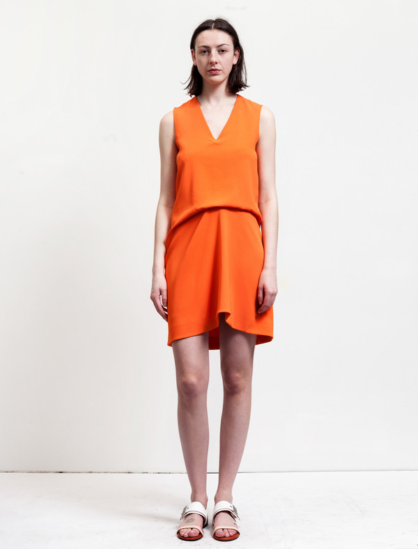 Acne Studios Challa Stretch Crepe Orange Acne Studios Challa Stretch Crepe Orange