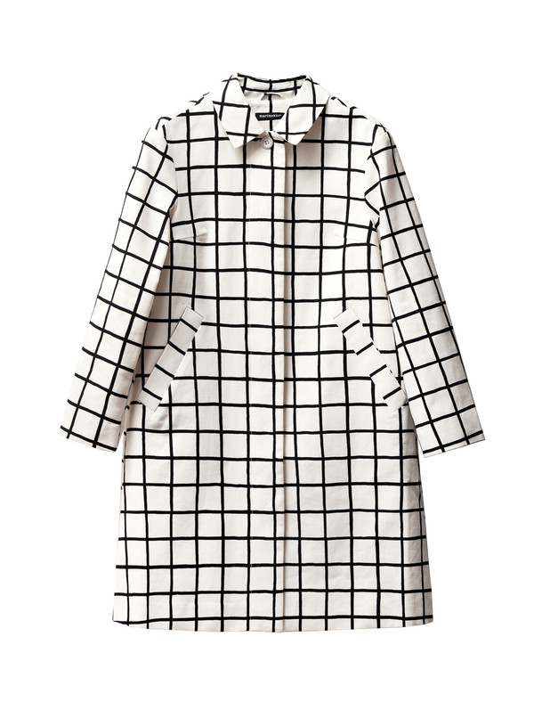 Marimekko Grid Print Coat Marimekko Grid Print Coat