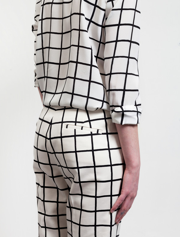 Marimekko Grid Print Trousers Marimekko Grid Print Trousers