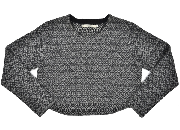 7115 by Szeki Cropped jacquard sweater 7115 by Szeki Cropped jacquard sweater