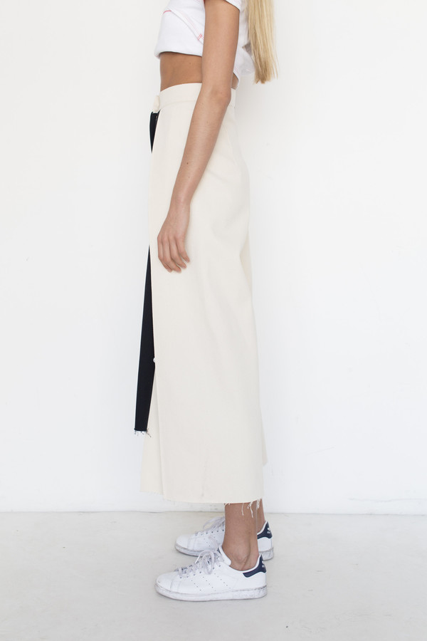 Nancy Stella Soto Cotton Offset Trouser Nancy Stella Soto Cotton Offset Trouser