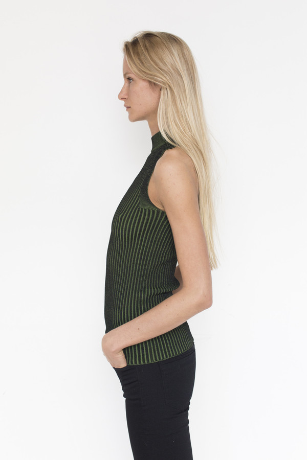 Pari Desai Viscose Hope Two-Tone Mock Tank Pari Desai Viscose Hope Two-Tone Mock Tank