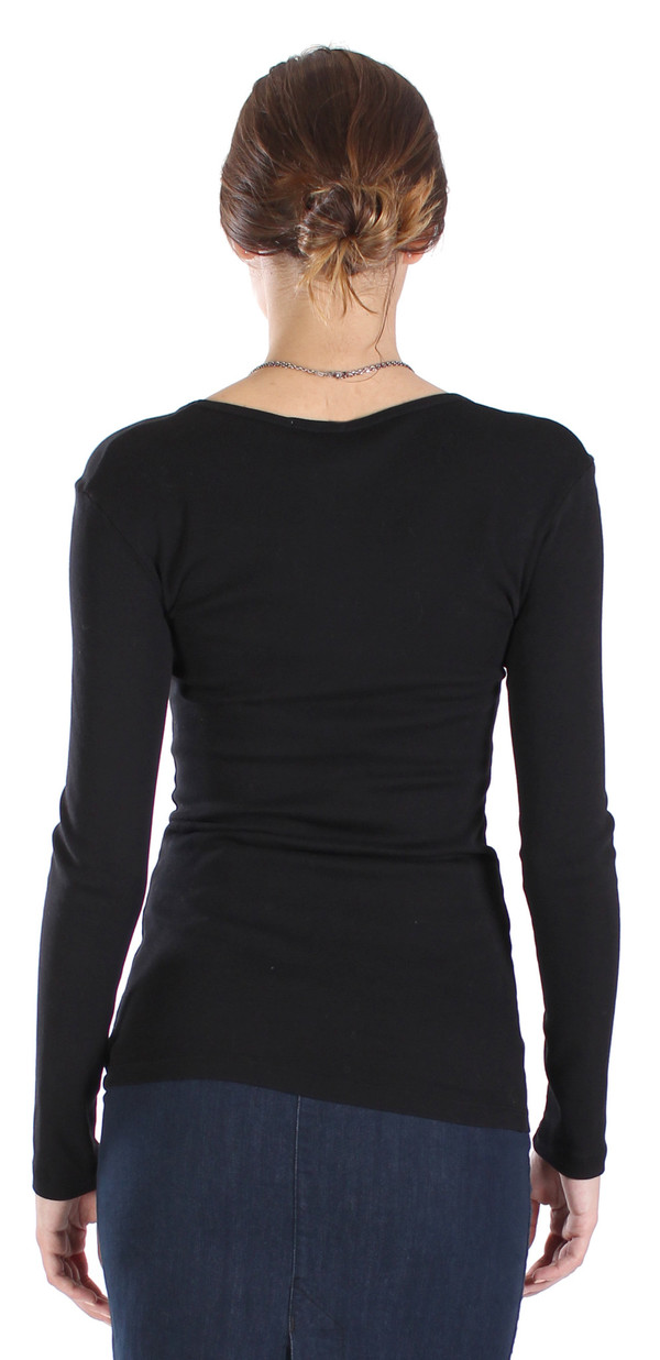 Prairie Underground Soft V Neck in Black Prairie Underground Soft V Neck in Black