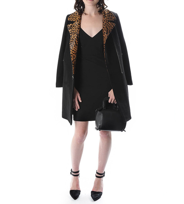 Mason By Michelle Mason Black Moto Coat Mason By Michelle Mason Black Moto Coat