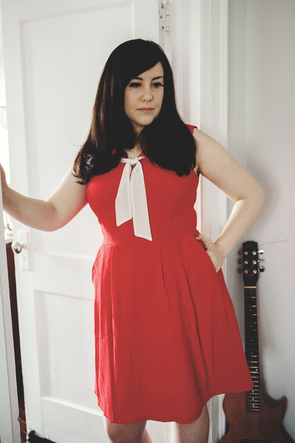 Birds of North America Chiffchaff Dress (Red) Birds of North America Chiffchaff Dress (Red)