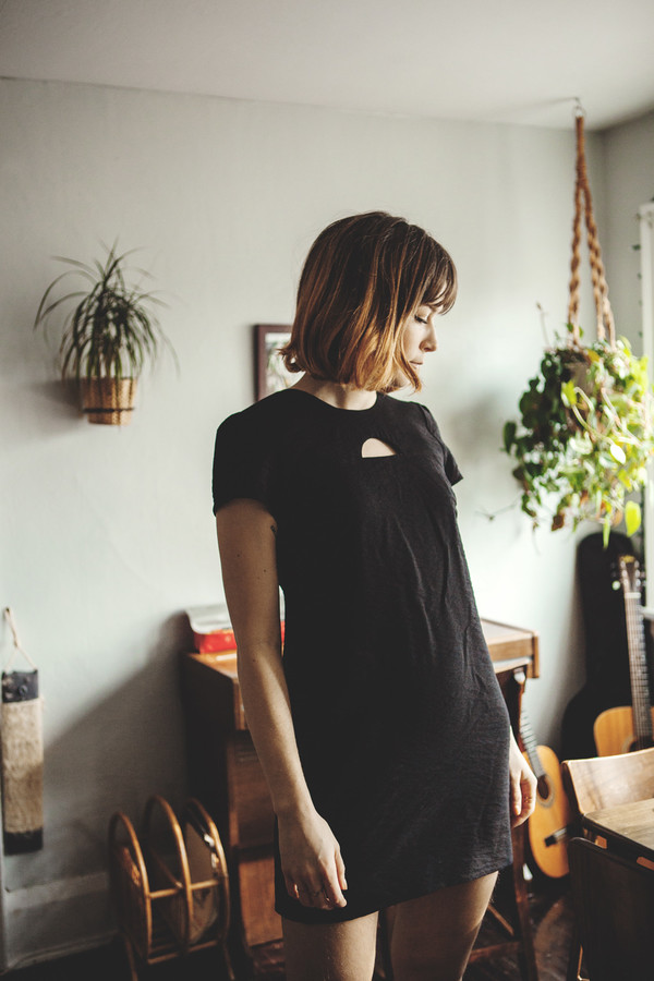 Birds of North America Weaver Dress (Black) Birds of North America Weaver Dress (Black)