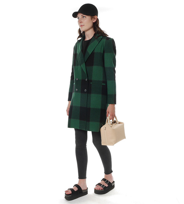 Sea NY Plaid Overcoat Sea NY Plaid Overcoat