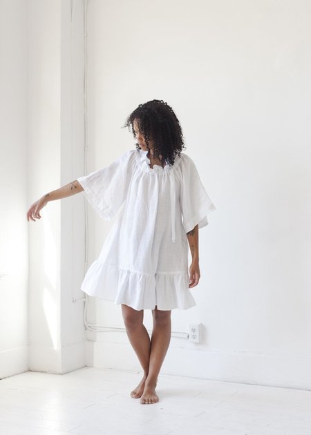 deiji studios linen dress