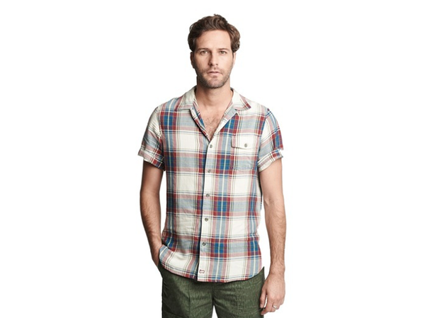 Men's WOOLRICH Dobby Plaid Shirt Men's WOOLRICH Dobby Plaid Shirt
