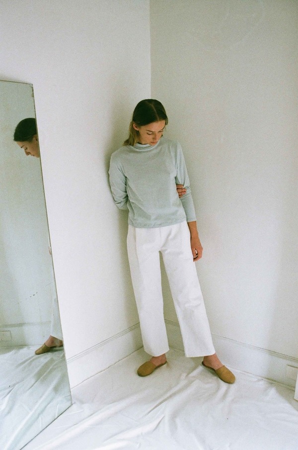 Han Starnes Long-Sleeve Jersey Top - Ash Gray Han Starnes Long-Sleeve Jersey Top - Ash Gray