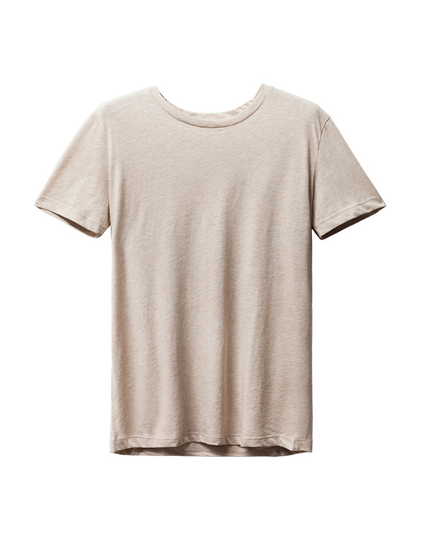 Organic by John Patrick Boy Tee Beige Mélange Organic by John Patrick Boy Tee Beige Mélange