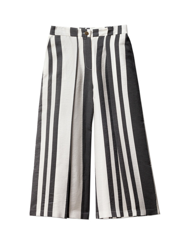 Etienne Deroeux Womens Donna Striped Wide Leg Trousers Etienne Deroeux Womens Donna Striped Wide Leg Trousers