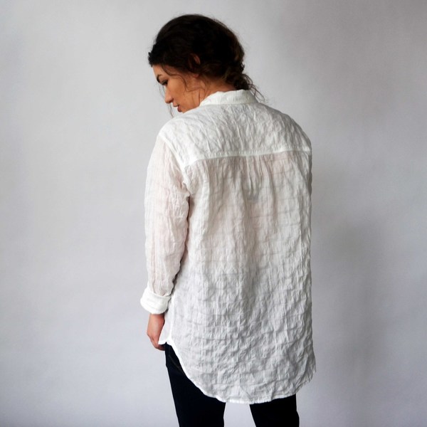 California Tailor Shirt No. 2 in Sea Cove White California Tailor Shirt No. 2 in Sea Cove White