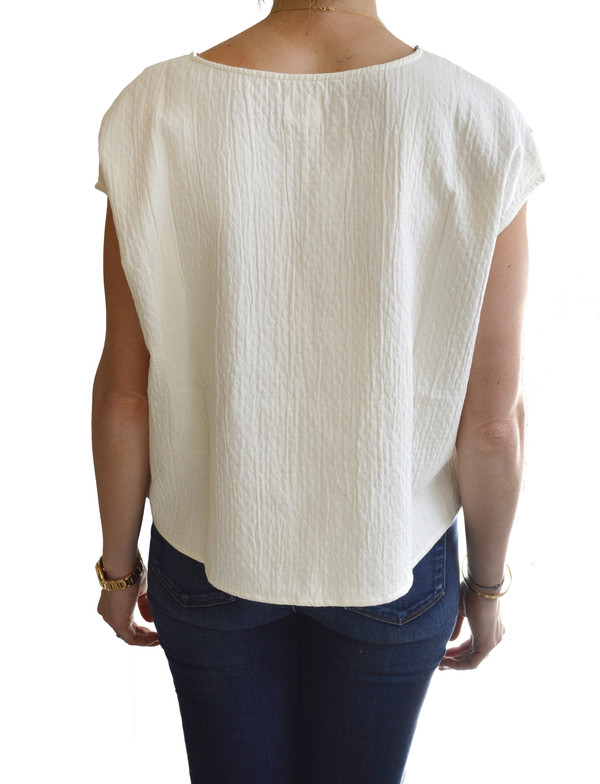 Des Petits Hauts Joe Ecru Blouse Des Petits Hauts Joe Ecru Blouse