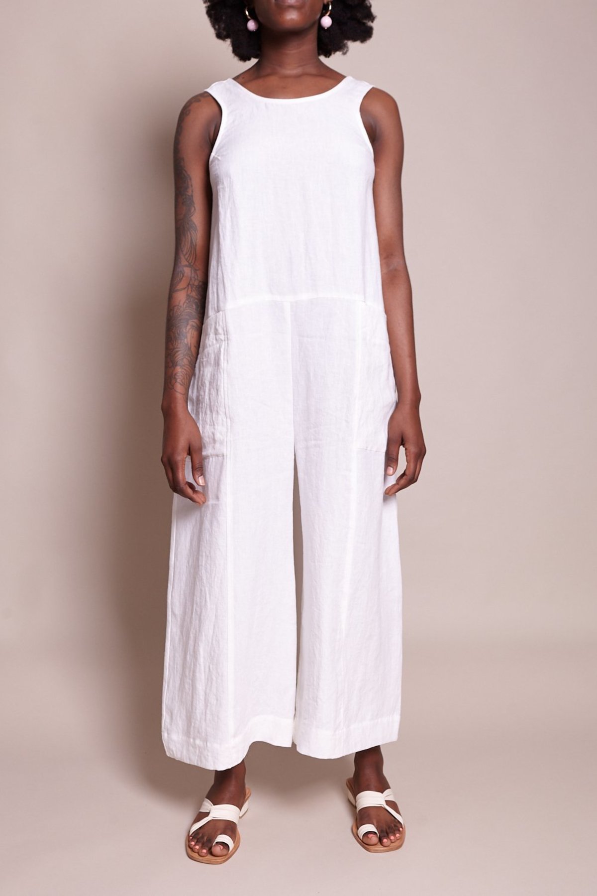 Ilana Kohn Adele Jumpsuit - Chalk 
