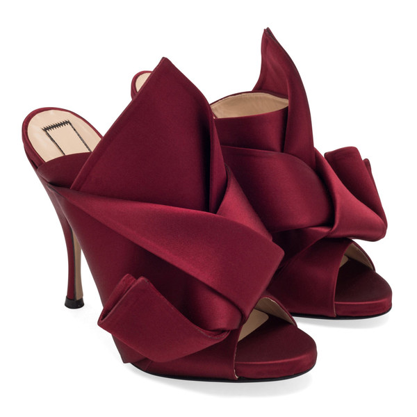 No. 21 'Ronny' satin mule No. 21 'Ronny' satin mule