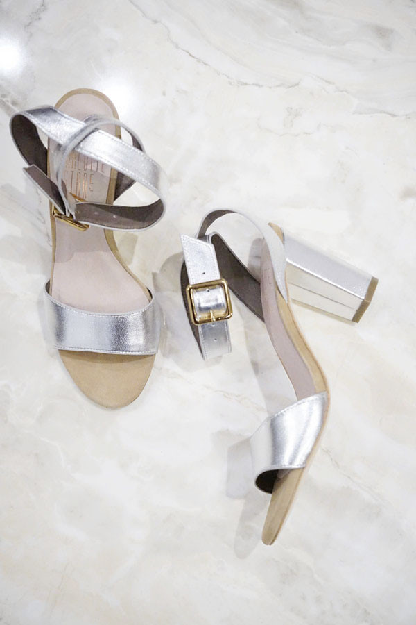 Charlotte Stone Samia Heels Silver Charlotte Stone Samia Heels Silver