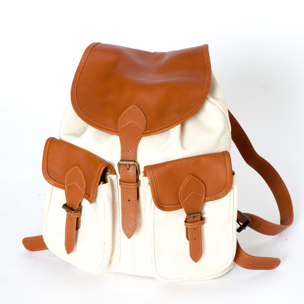 Field Backpack in Natural Canvas Field Backpack in Natural Canvas