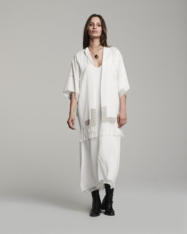 VOZ Fringe Kimono Jacket VOZ Fringe Kimono Jacket