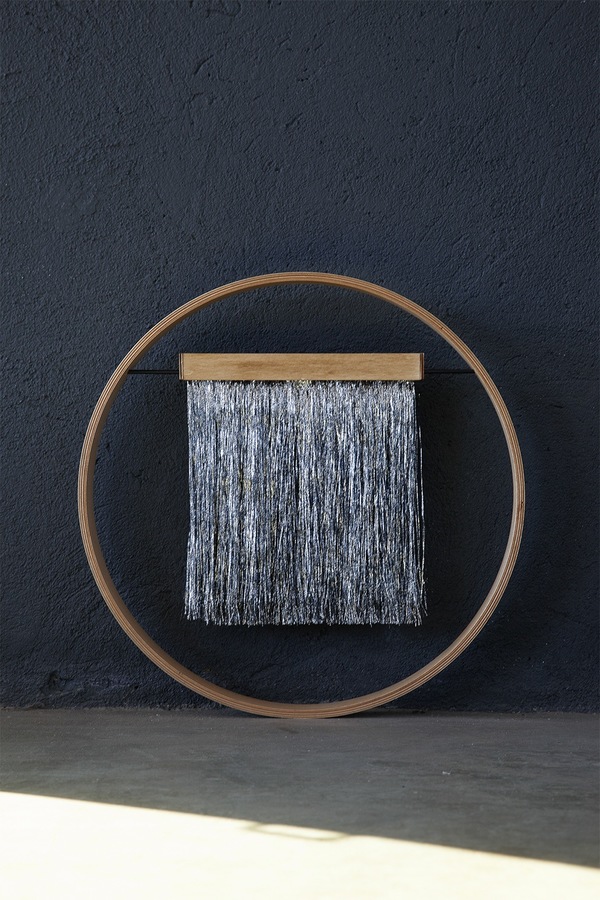 Julie Thevenot SMALL SIXZERO DARK SILVER WALL HANGING Julie Thevenot SMALL SIXZERO DARK SILVER WALL HANGING