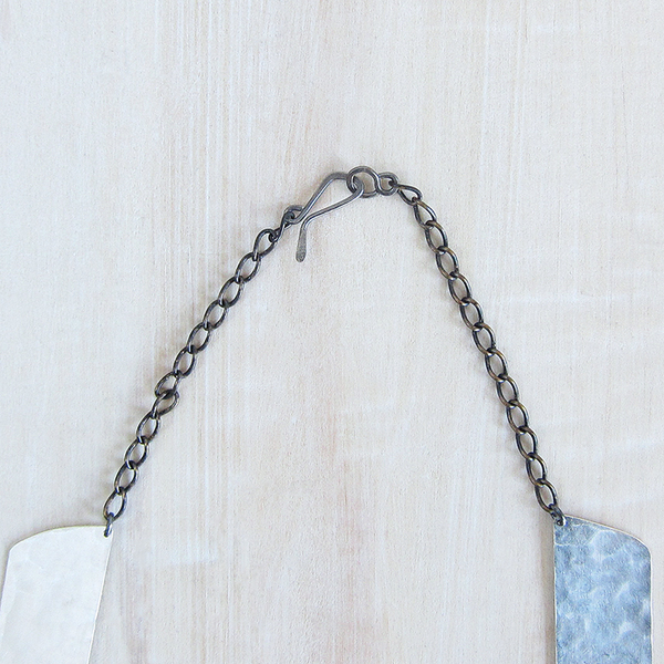 Christine Fail shale collar necklace - silver Christine Fail shale collar necklace - silver