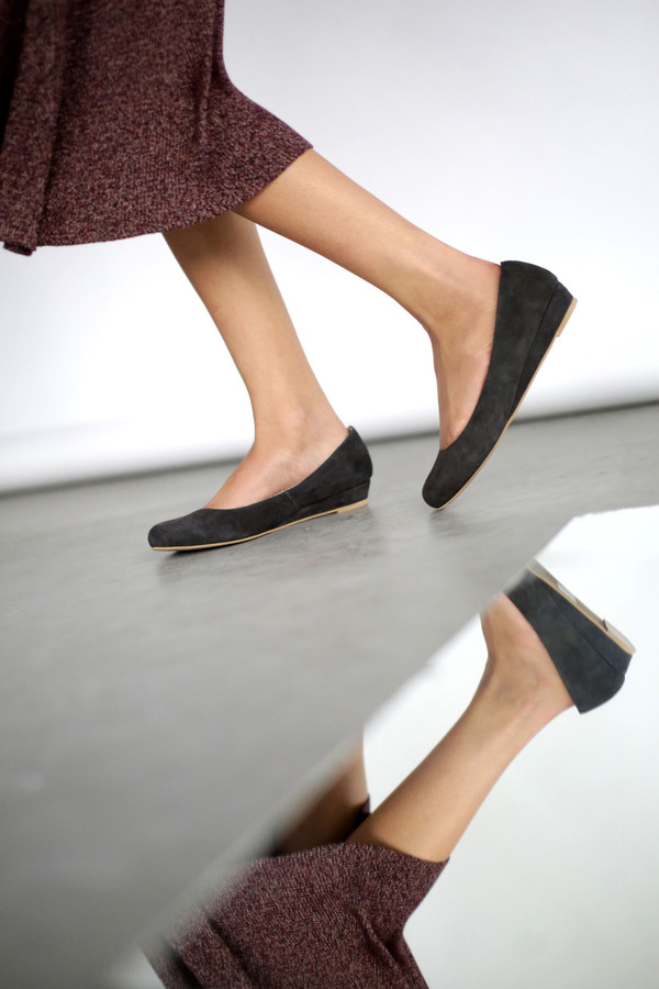Nisolo Mendez Flat Charcoal Nisolo Mendez Flat Charcoal