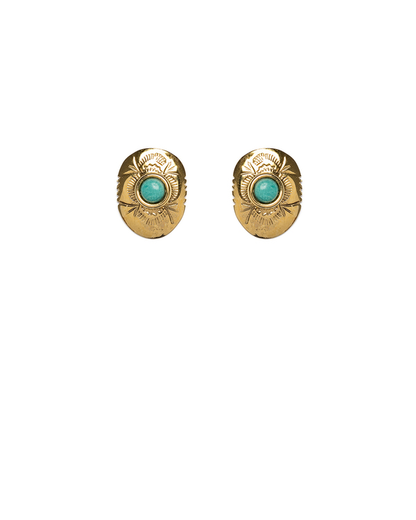 Lizzie Fortunato Woody Creek Studs in Gold Lizzie Fortunato Woody Creek Studs in Gold