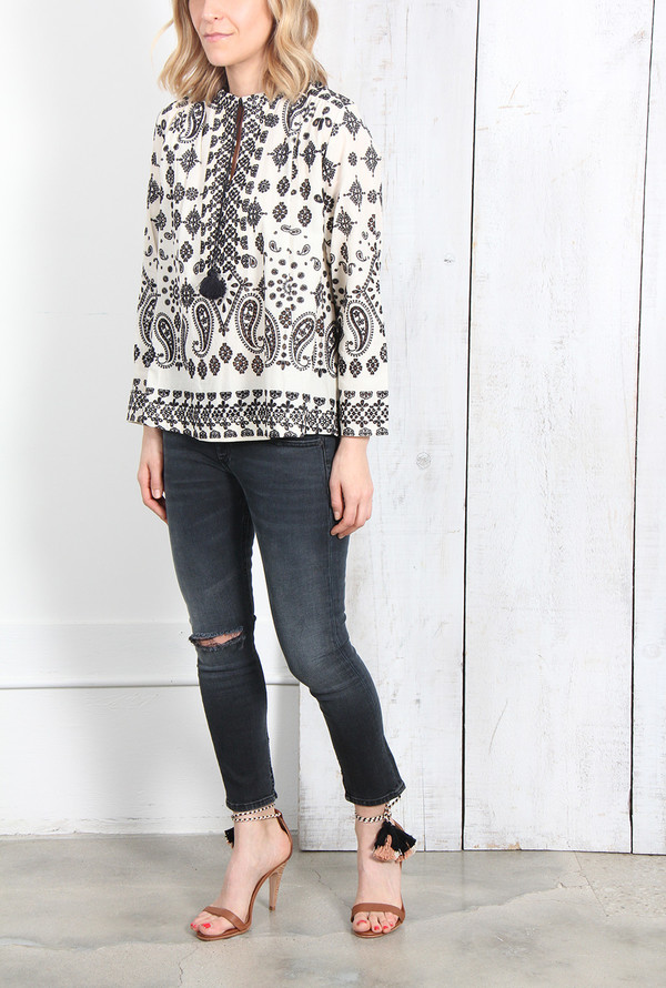 SEA BANDANA EYELET TOP SEA BANDANA EYELET TOP