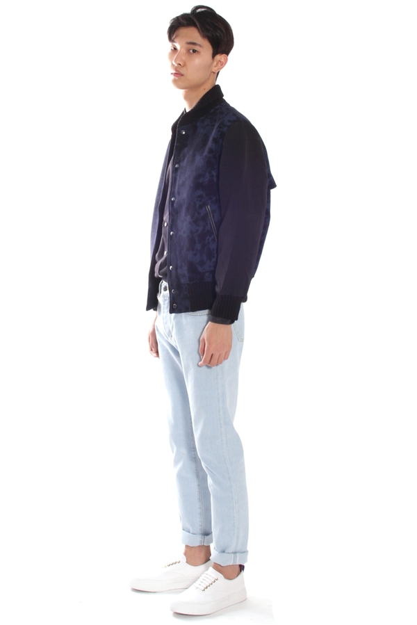 Men's Soulland Levy Varsity Jacket Men's Soulland Levy Varsity Jacket