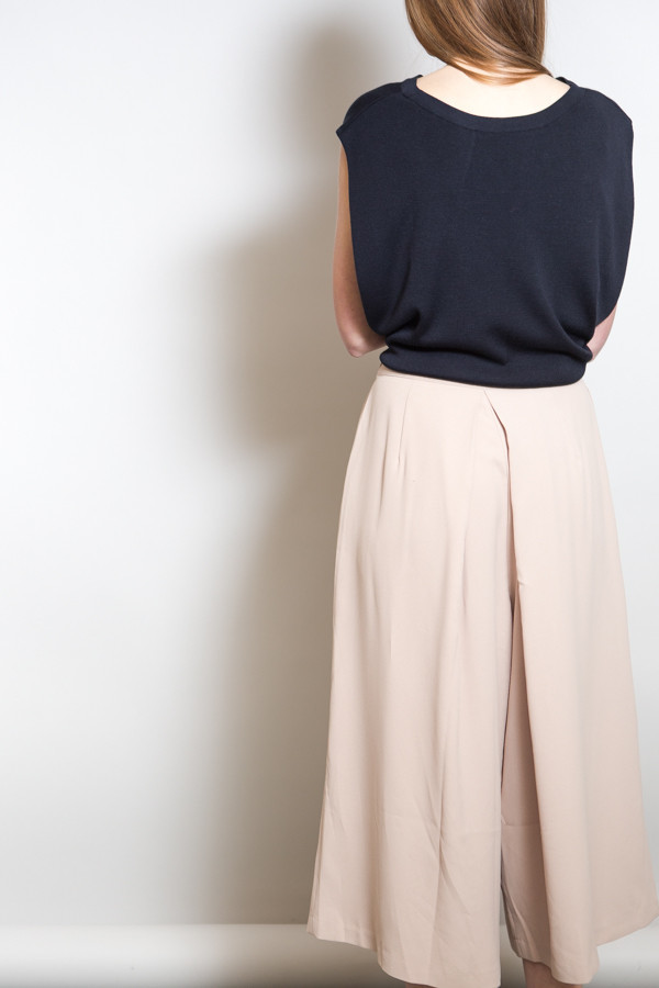 Achro Pleated Wide Leg Culottes Achro Pleated Wide Leg Culottes