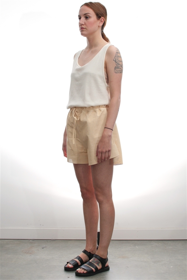 BaseRange Cut Out Leather Short BaseRange Cut Out Leather Short