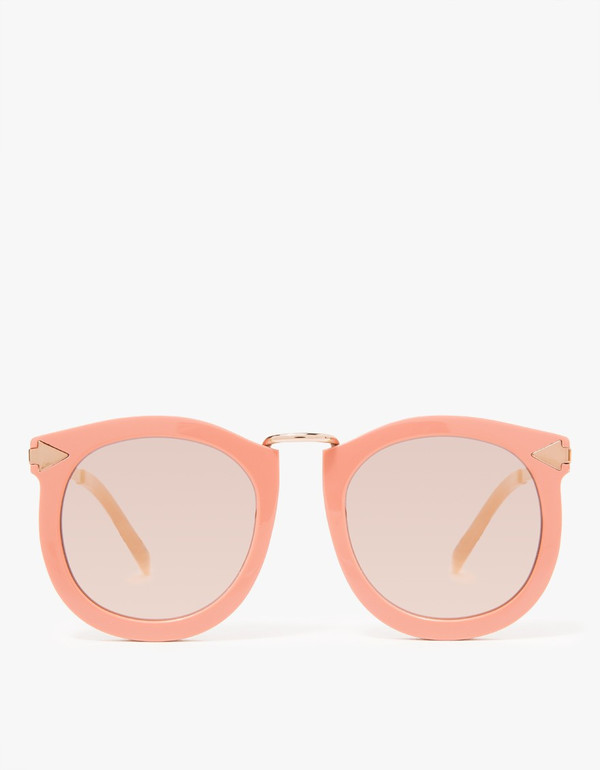 Karen Walker 'Super Lunar' Rose Pink Sunglasses Karen Walker 'Super Lunar' Rose Pink Sunglasses
