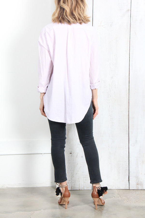 XIRENA BEAU BUTTON DOWN SHIRT IN LILAC XIRENA BEAU BUTTON DOWN SHIRT IN LILAC