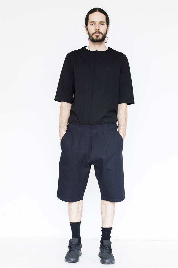 Men's Assembly Cotton Short - Indigo Men's Assembly Cotton Short - Indigo