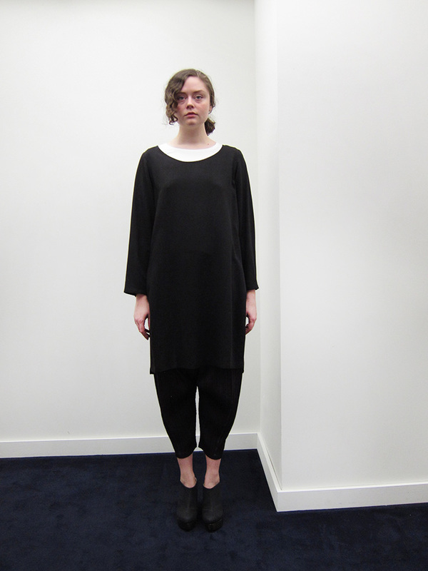 KAAREM Mun Wide Neck Side Slit Top KAAREM Mun Wide Neck Side Slit Top