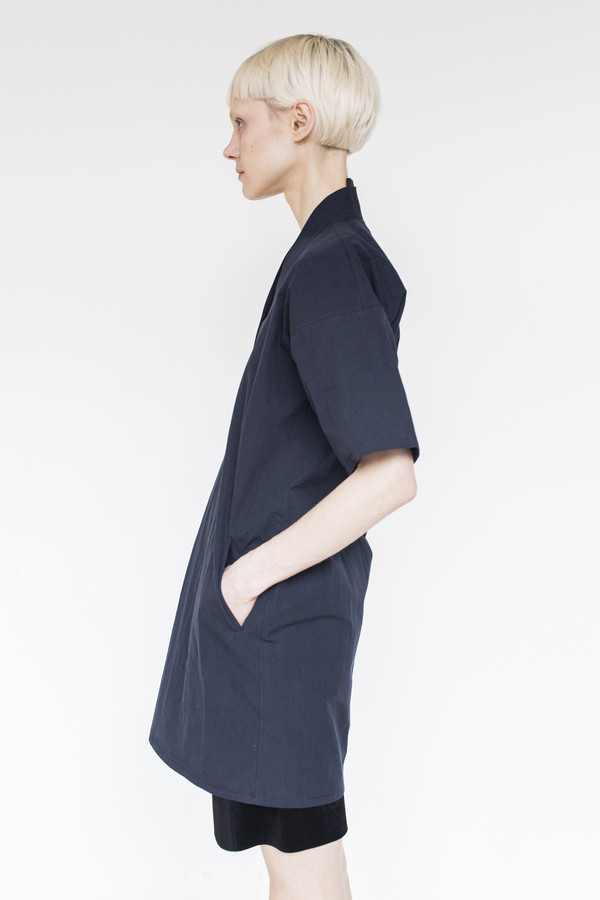 Assembly Cotton Karate Dress - Navy Assembly Cotton Karate Dress - Navy