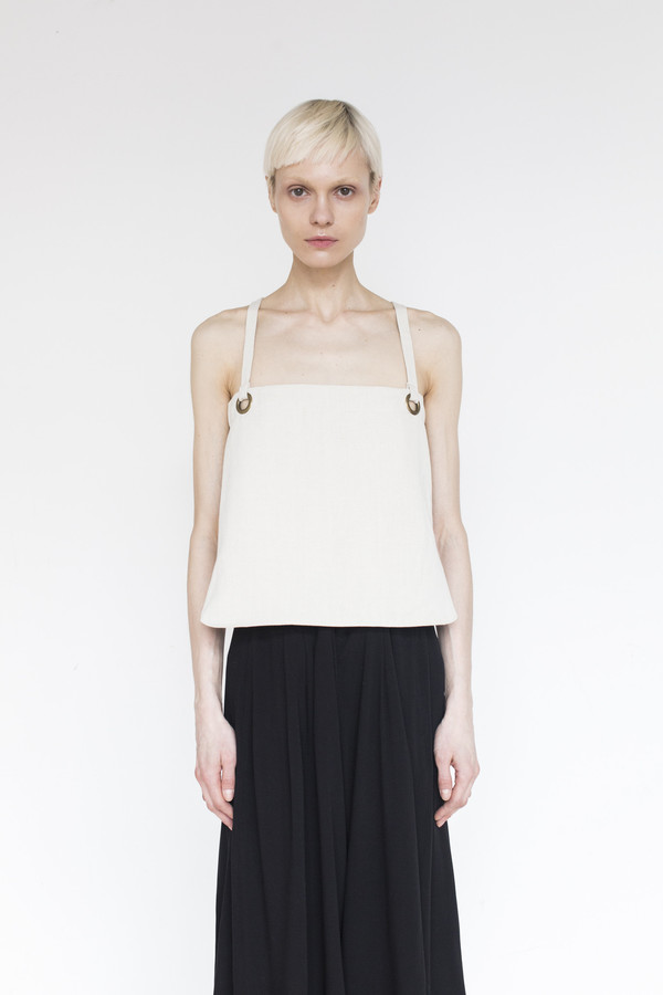Assembly Cotton Strap Top - Natural Assembly Cotton Strap Top - Natural